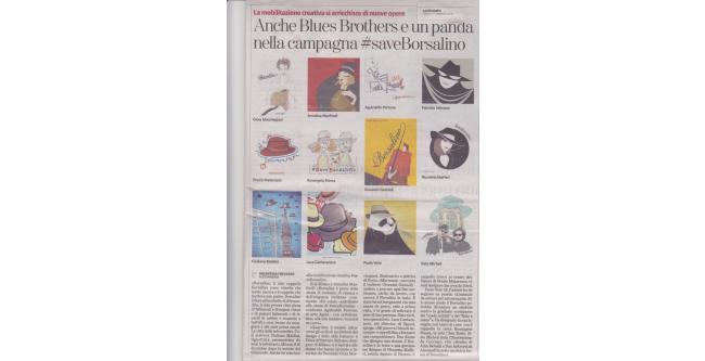 'Anche Blues Brothers e un panda nella campagna #saveBorsalino', Valentina Frezzato su La Stampa (Edizione di Alessandria)